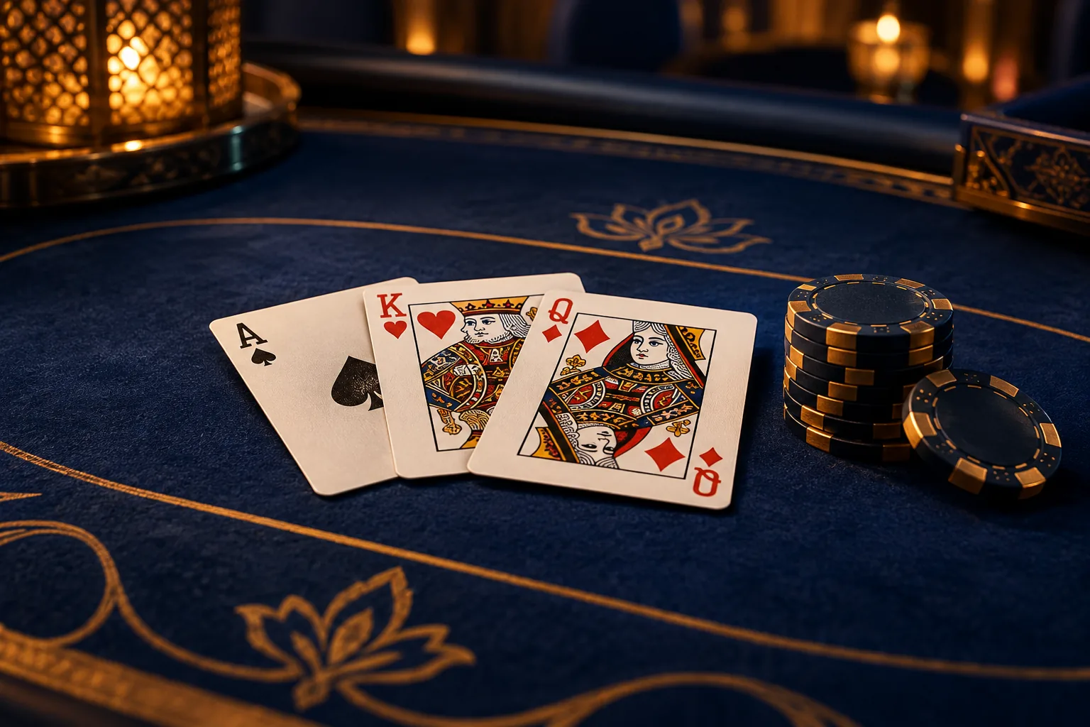 Playing cards and casino chips for Amon frequently asked questions